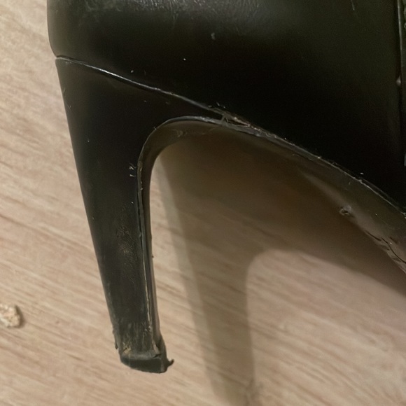 Via Spiga Black Leather Tall Boots size 6 1/2 - Picture 2 of 11